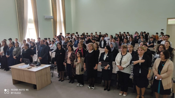 Ağdam rayon 32nömrəli tam orta məktəbində təşkilatçı Cəvahir Şıxıyevanın  hazırladığı Ulu Öndər Heyd